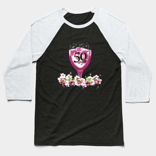 Celebrating 50 Years Baseball T-Shirt by KC Morcom aka KCM Gems n Bling aka KCM Inspirations